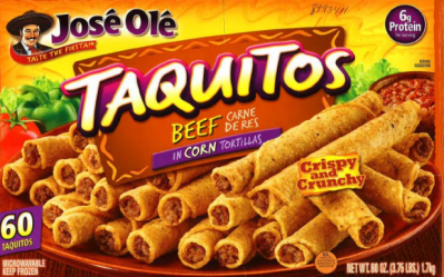 Taquitos are a Mexican-style food product similar to a taco