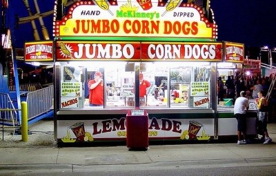Supersize me! But who is actually ordering those jumbo corn dogs?