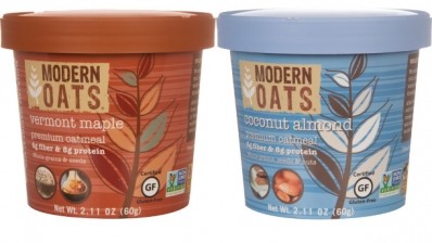 The new Modern Oats flavors include Vermont Maple and Coconut Almond