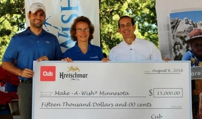 Kretschmar has donated over $500,000 to the Make-A-Wish foundation since 2012