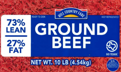 US business Kane Beef has recalled three variations of its Hill Country Fare Ground Beef