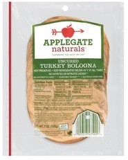 Turkey bologna is a cold lunch meat often used in sandwiches. Photo credit: Applegate Farms