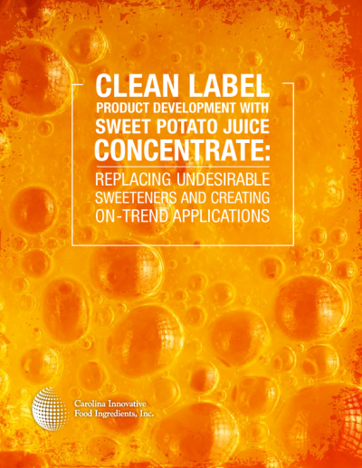 Sweet Potato Juice: Clean Label Sweetener