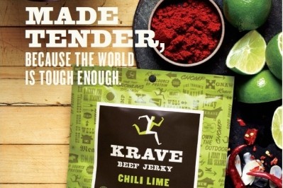An example of Krave's print ad, part of the new national campaign aimed at highlighting Krave's culinary roots.