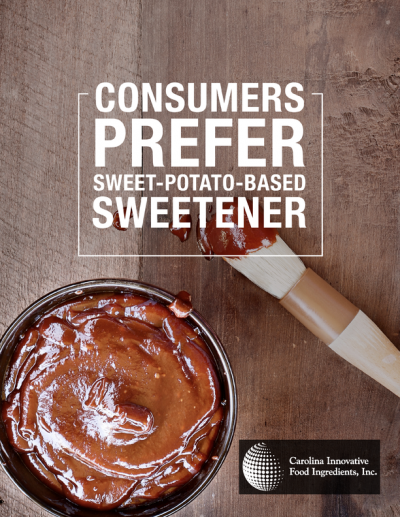 Consumers Prefer Sweet-Potato-Based Sweetener