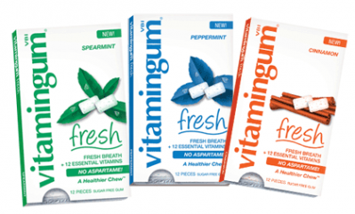 Vitaball to add caffeine free energy gum to its existing Vitamingum range (pictured).