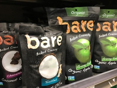 Bare Snacks is the leader in the US dried fruit and vegetable category. Pic: BAS