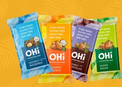 Refrigerated bar brand bRAW rebrands as OHi to expand appeal, better communicate values