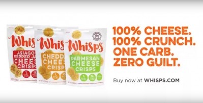 New ad campaign for Whisps crunchy cheese crisps seeks to ease consumers of their snacking guilt