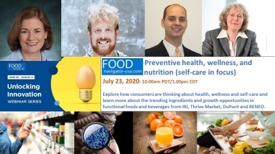 'Self-care' and preventive health in the age of coronavirus, from probiotics to vitamin C: Join IRI, Thrive Market, DuPont, BENEO for a FREE webinar