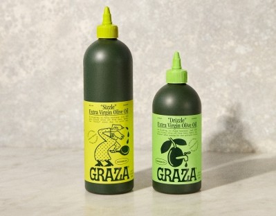 Graza debuts premium, affordable olive oil in squeeze bottle format