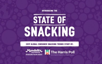 Millennials are ditching three square meals to graze throughout the day, says Mondelēz 