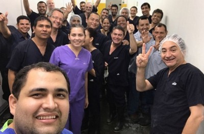 Staff at Cargill Honduras seem pleased with news of the eminent factory expansion
