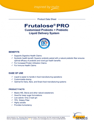 Liquid Pre & Probiotic system delivers easy use