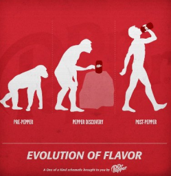 Dr Pepper draws Creationist Christian fury with flavor 'evolution' poster