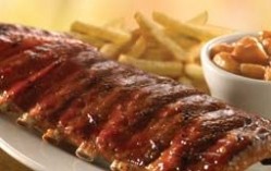 Chili’s Rack of Baby Back Ribs with Shiner Bock BBQ Sauce complete with fries and Cinnamon Apples packs 2,330 calories  