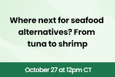 Where next for seafood alternatives? From tuna to shrimp