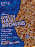 Wegman’s Brand 28-ounce bag of frozen O’Brien Hash Browns
