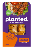 Plant-based chicken tikka skewers