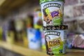 To better mimic its dairy ice cream range, and ultimately win over more consumers, Unilever has been experimenting with Ben & Jerry’s non-dairy base. Image credit: Unilever 