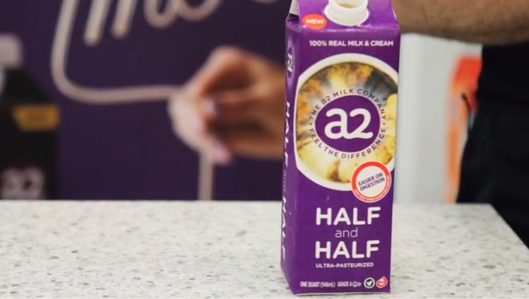 a2 milk half and half
