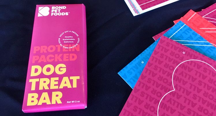 Bond Pet Foods dog treat bar
