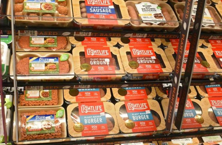 Hannaford plant-based meat segment