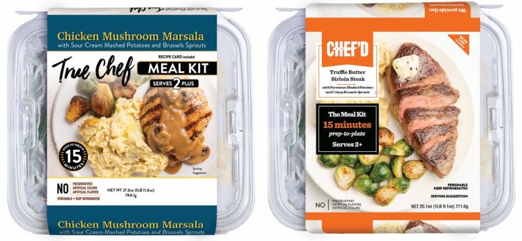 meal kits true chef chef'd