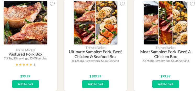 Meat and Seafood - Thrive Market