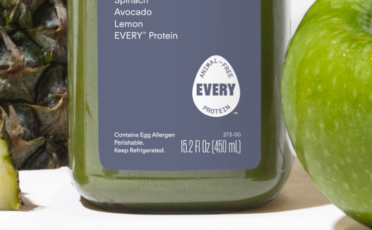 Pressed Juice with EVERY Co protein close up