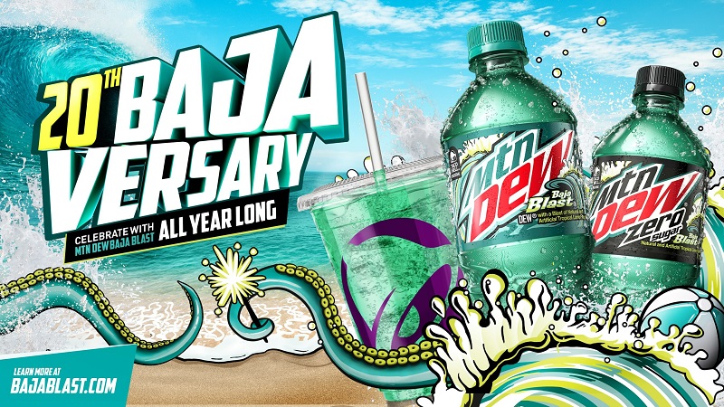 Mountain Dew Baja Blast splashes into new year with year-round  availability, but will it undercut LTO appeal?